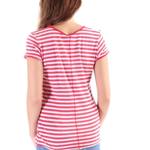 Free People-We The Free size XS red/white stripe - Picture 5 of 5